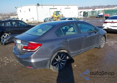 2015 Honda Civic Ex-L from USA, damaged, VIN 19XFB2F9XFE227492